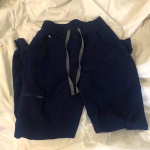 Figs navy scrub joggers